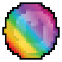 Pixel Rainbow Gem, MiscItems